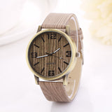 Vintage Wood Grain Watch - Light Brown