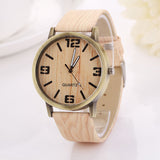 Vintage Wood Grain Watch - Light Brown