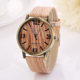 Vintage Wood Grain Watch - Light Brown