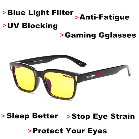 Blocking blue light glasses